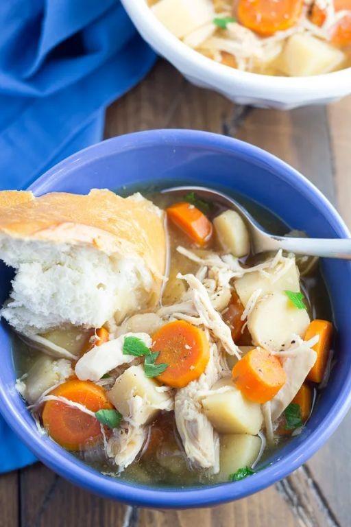 Slow-Cooked Chicken Back Stew with Root Vegetables