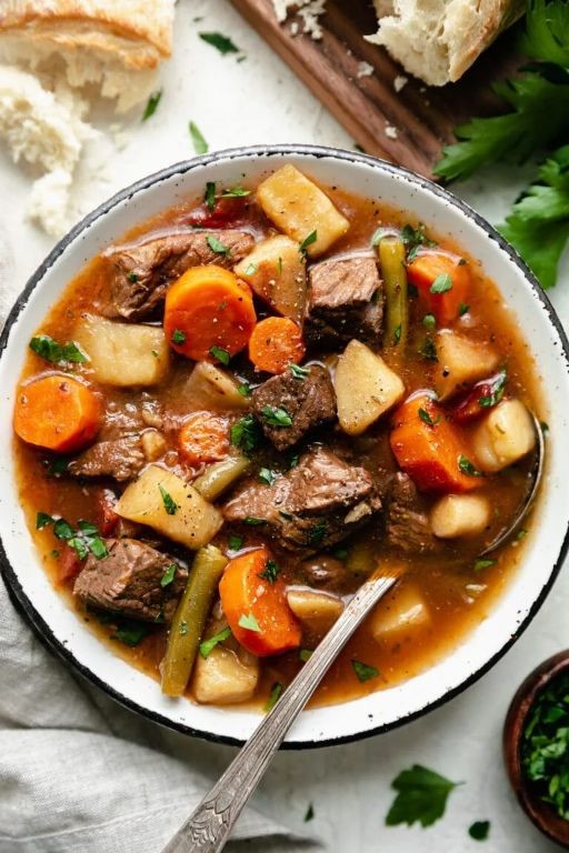 Slow-Cooked Dove Stew with Root Vegetables