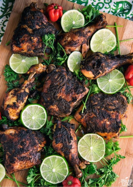 Slow-Cooked Jerk Chicken with Allspice and Thyme
