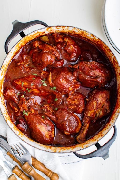 Slow-Cooked Mexican Chicken Thighs in Adobo Sauce