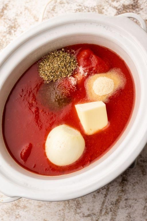 Slow-Cooked San Marzano Tomato Soup