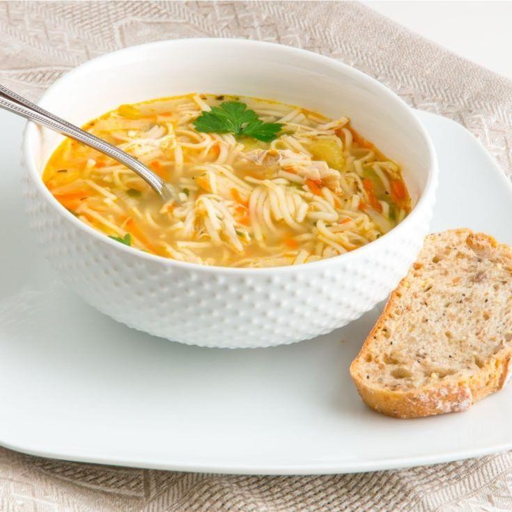 Small batch chicken noodle soup