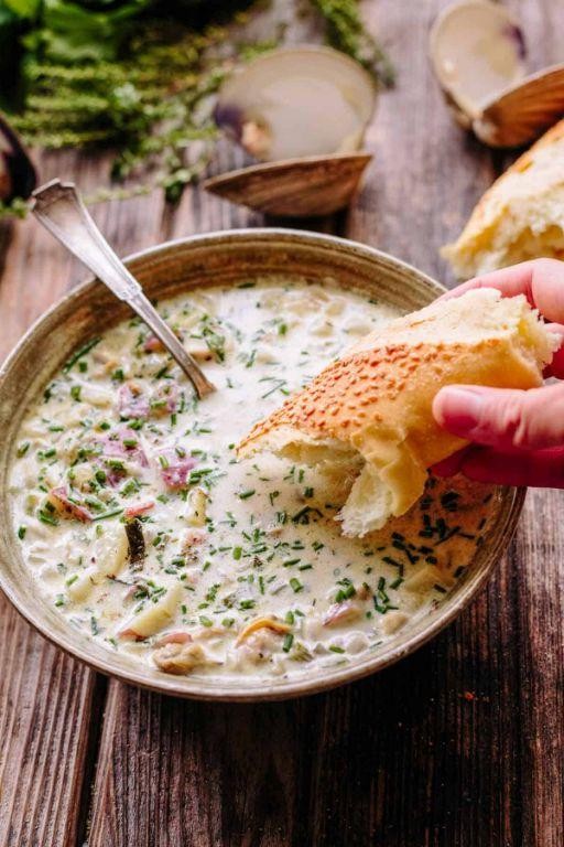 Small batch clam chowder