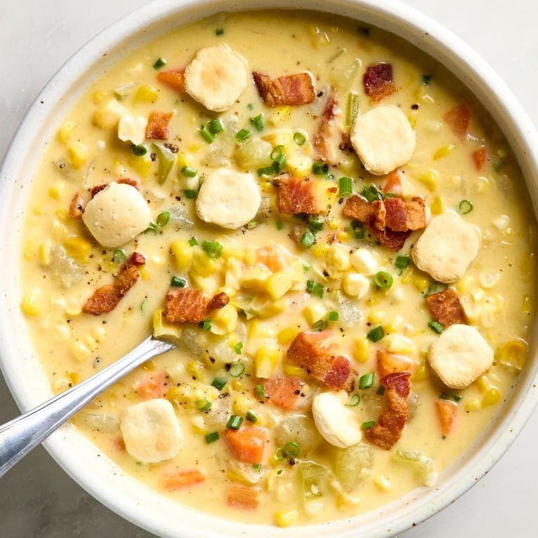 Small batch creamy corn chowder