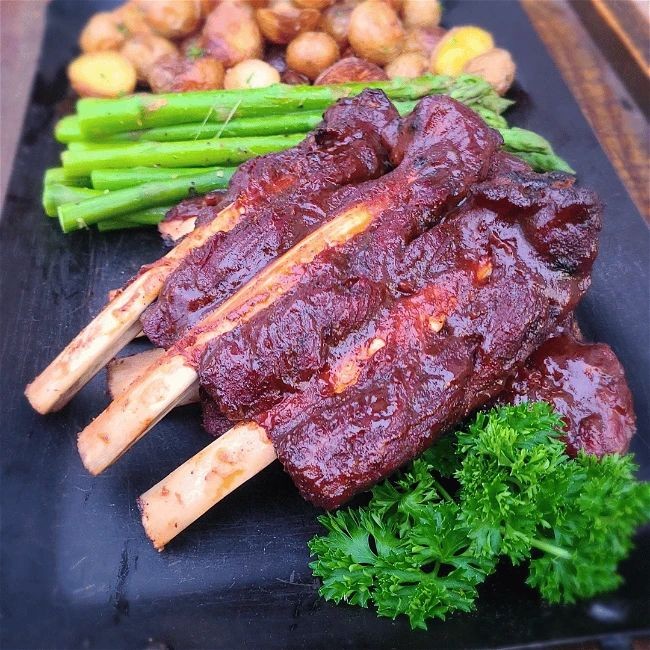Smoked Bison Ribs