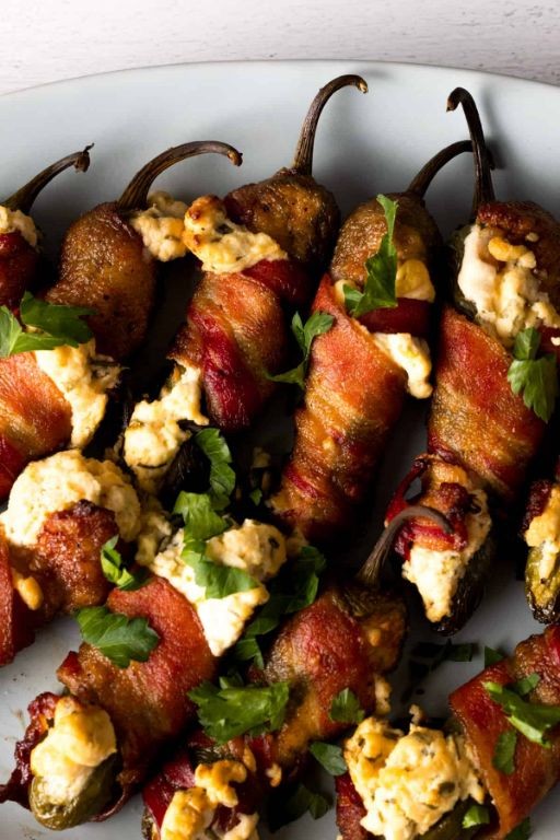 Smoked Cream Cheese Stuffed Jalapeños