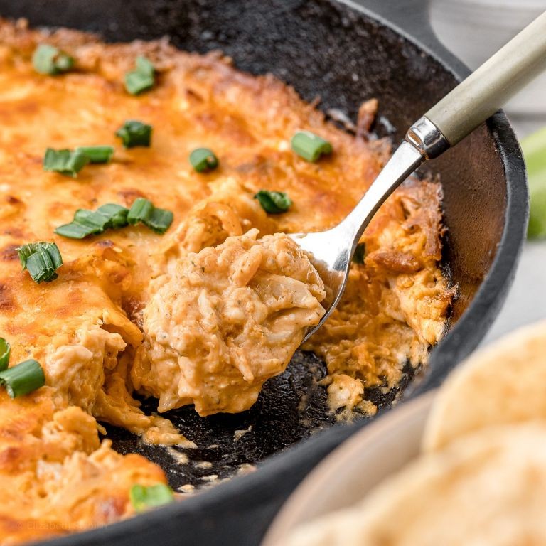 Smoked Cream Cheese and Buffalo Chicken Dip