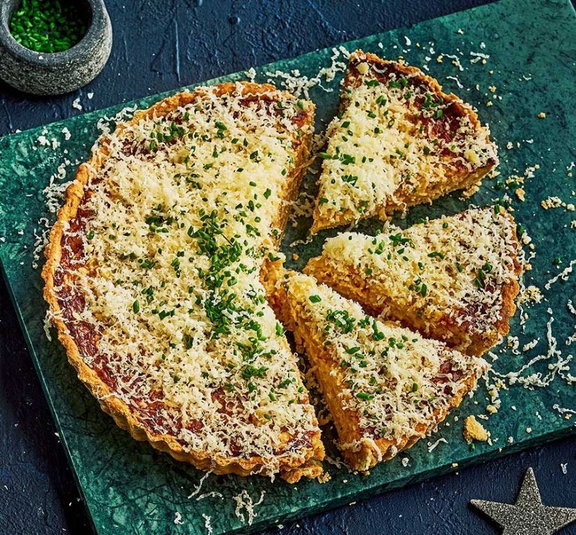 Smoked Cream Cheese and Caramelized Onion Tart