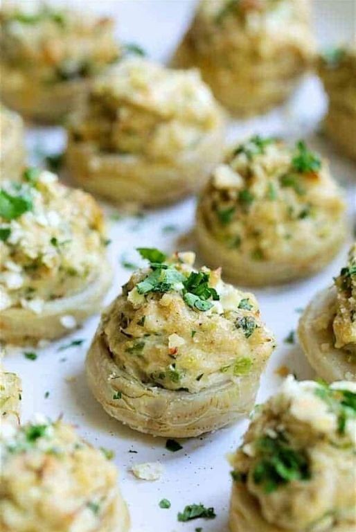 Smoked Cream Cheese and Crab Stuffed Artichokes