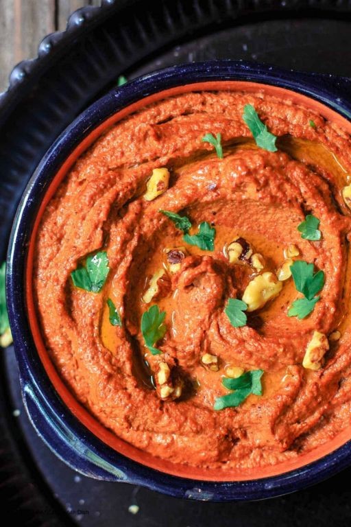 Smoked Mussels and Roasted Red Pepper Dip