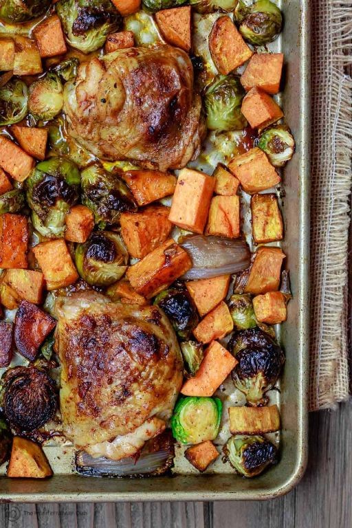 Smoked Paprika Chicken with Roasted Fall Vegetables