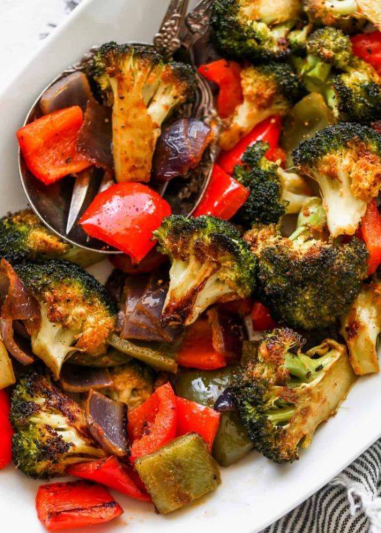 Smoked Paprika Oil Roasted Vegetables