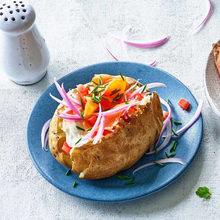 Smoked Salmon Stuffed Potatoes