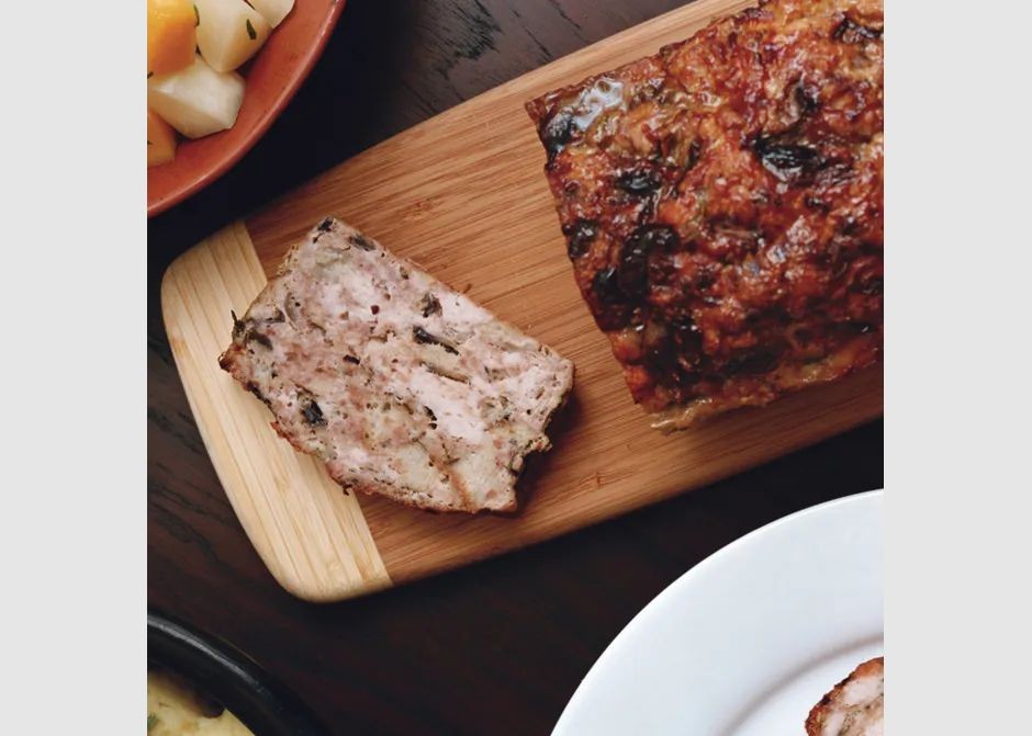 Smoked Turkey Meatloaf with Herbs