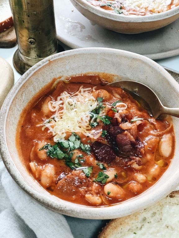 Smoky Bacon and Bean Soup