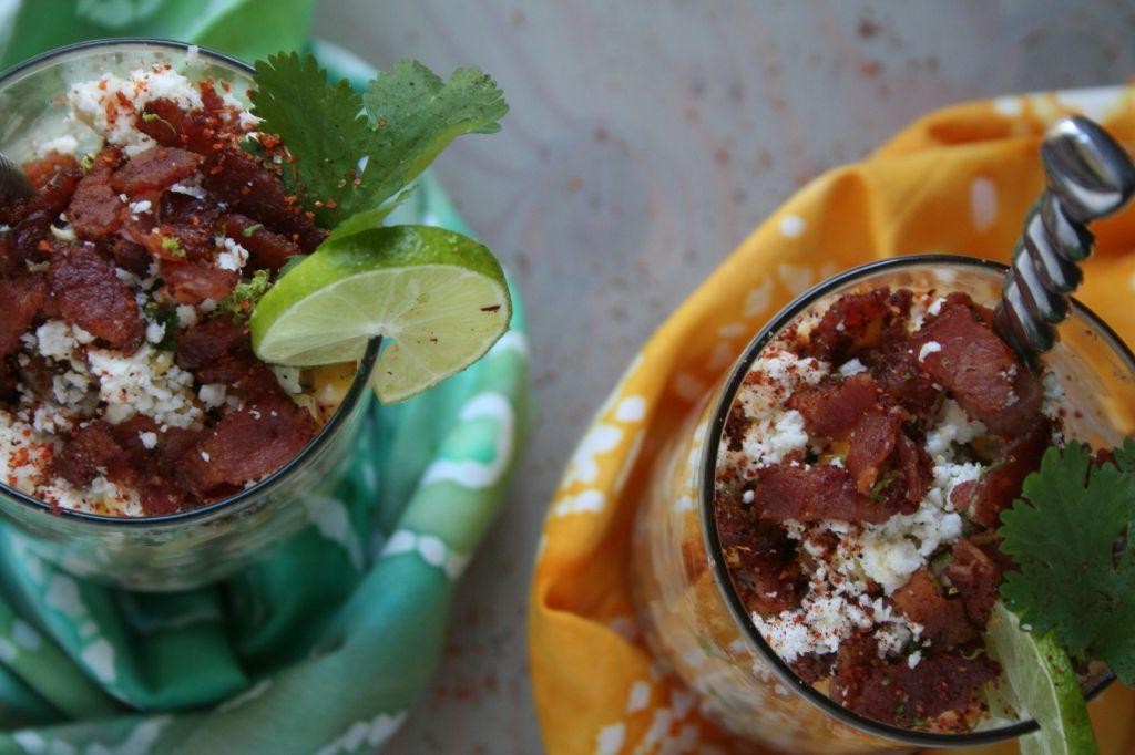 Smoky Bacon and Cotija Esquites