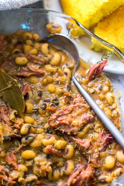 Smoky Black Eyed Pea and Butternut Squash Casserole