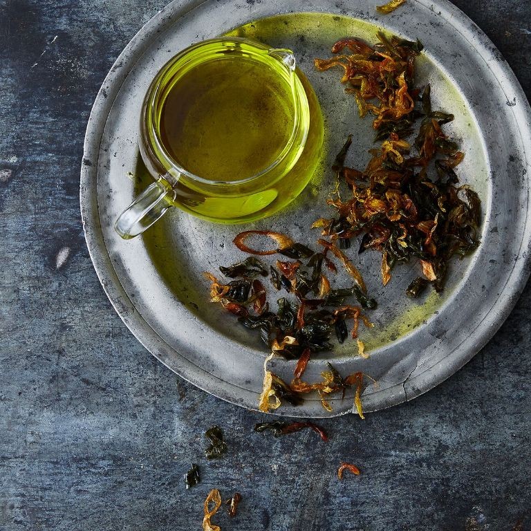 Smoky Charred Scallion Oil