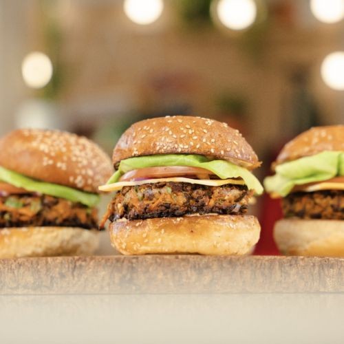 Smoky Chipotle Black Bean Burger