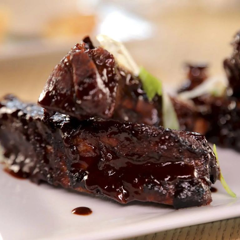 Smoky Chocolate BBQ Ribs