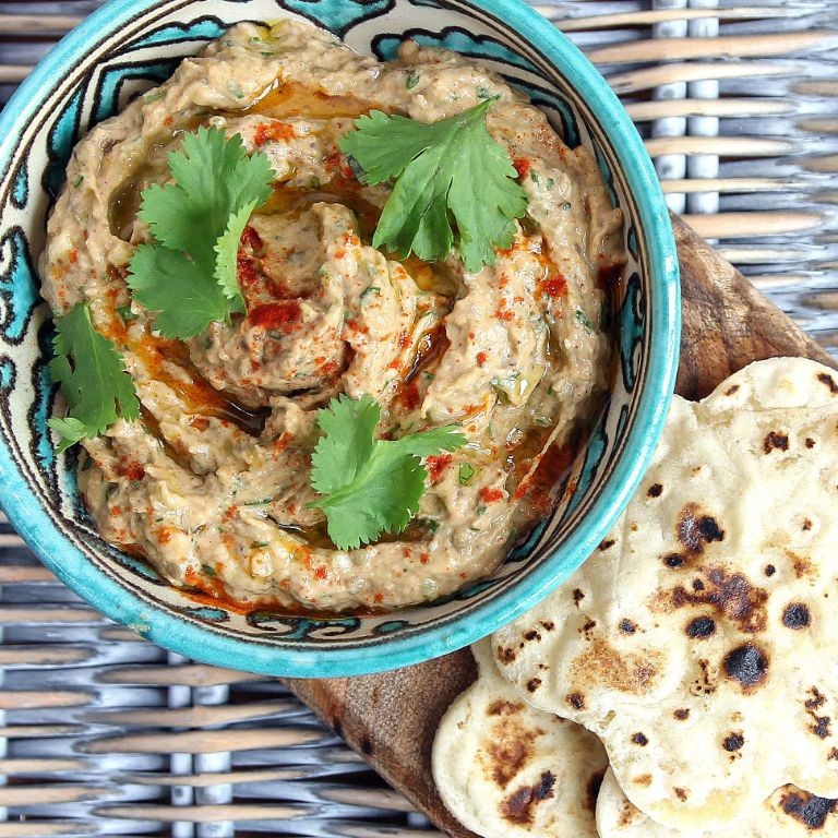 Smoky Eggplant Baba Ganoush