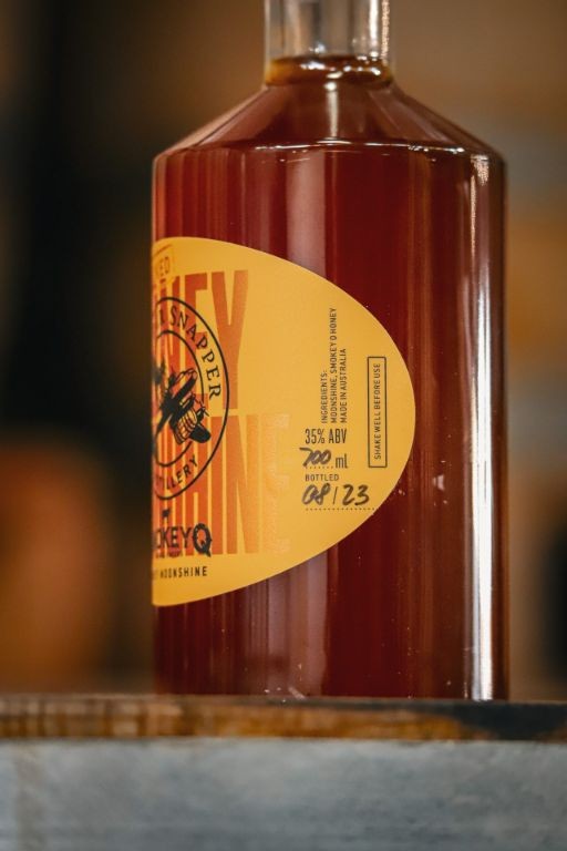 Smoky Honey Whiskey Moonshine