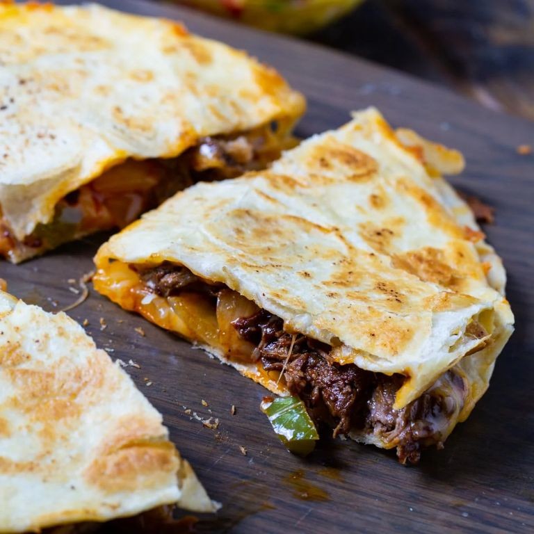 Smoky Machaca Beef Quesadillas