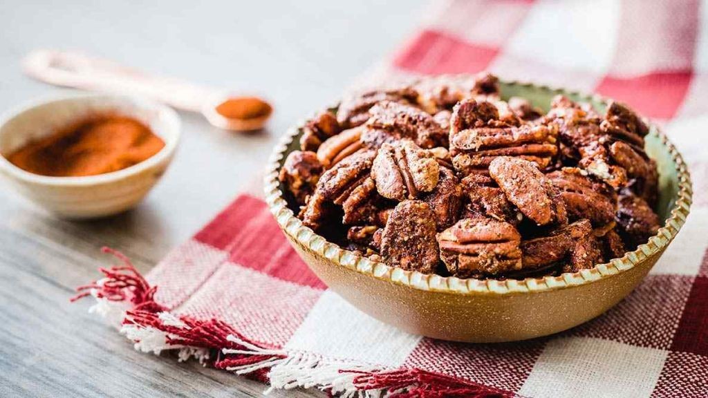 Smoky Paprika Roasted Pecans