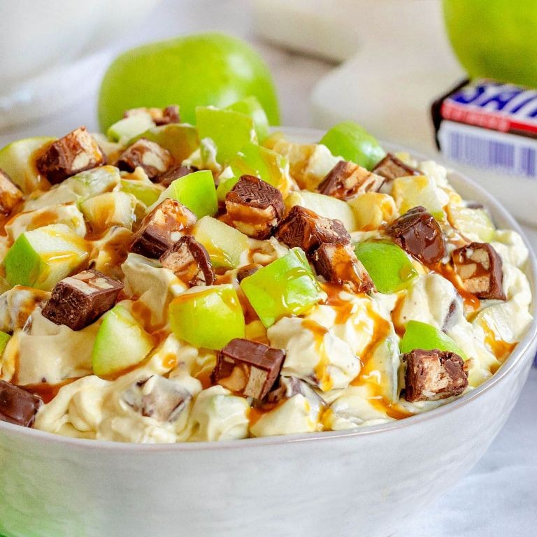 Snickers Caramel Apple Salad