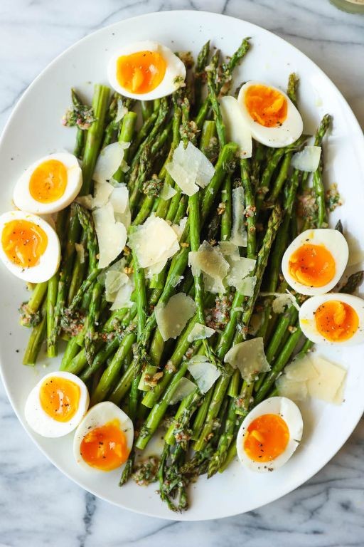 Soft-Boiled Eggs with Asparagus Spears