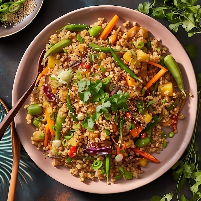 Sorghum and Kale Stir-Fry