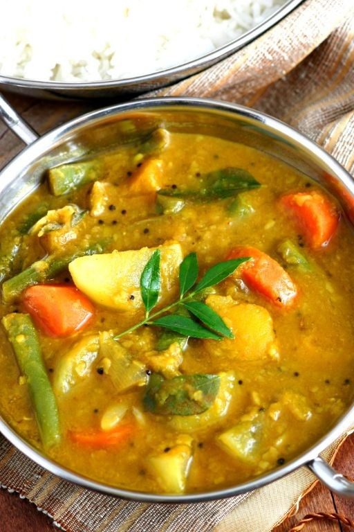 South Indian Sambar Dal