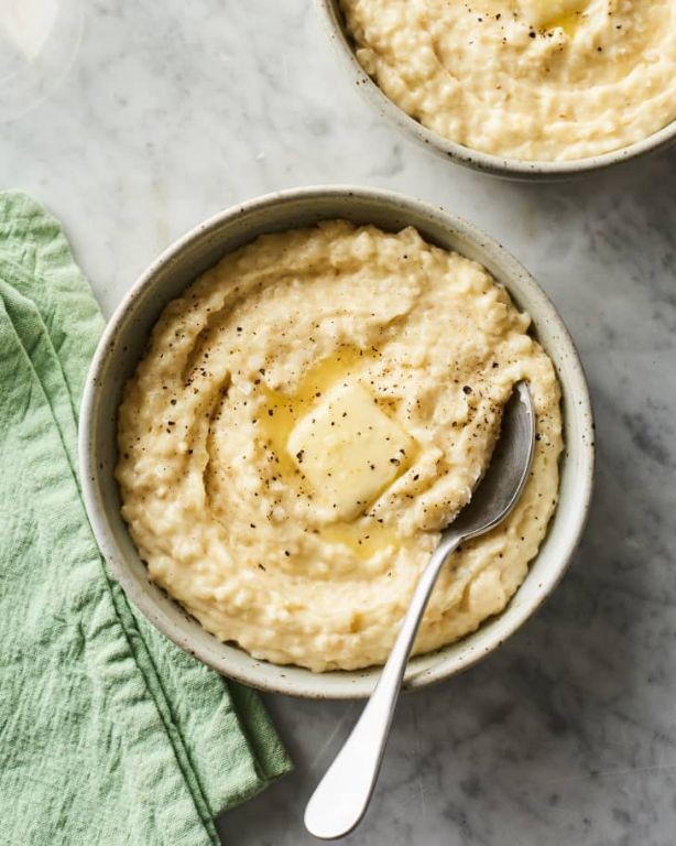 Southern-Style Quick Grits with Butter