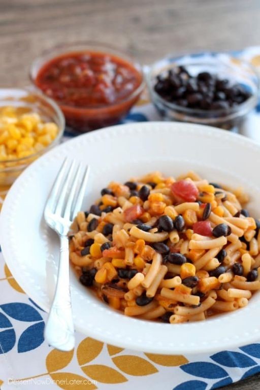 Southwest Macaroni with Black Beans