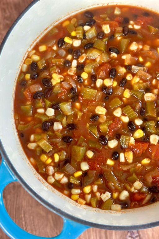 Southwestern Bean and Corn Soup