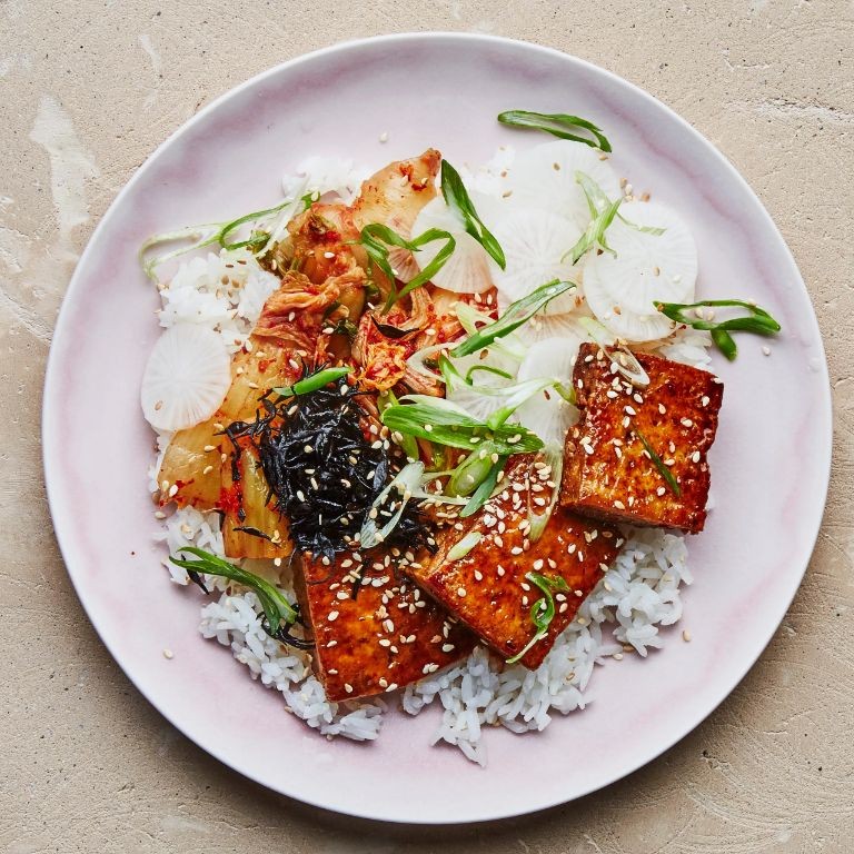 Soy Glazed Crispy Tofu