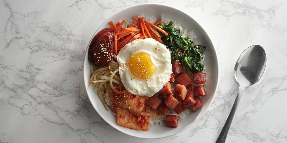 Spam Bibimbap with Rice