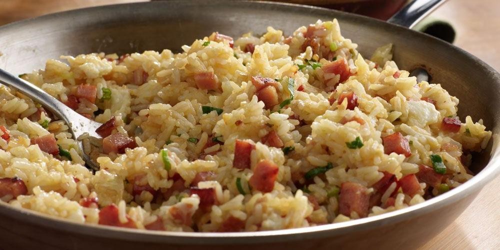 Spam Garlic Fried Rice
