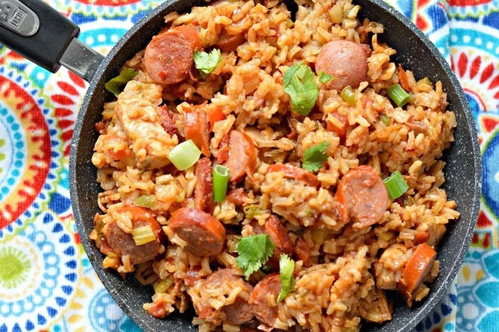 Spam Jambalaya with Rice