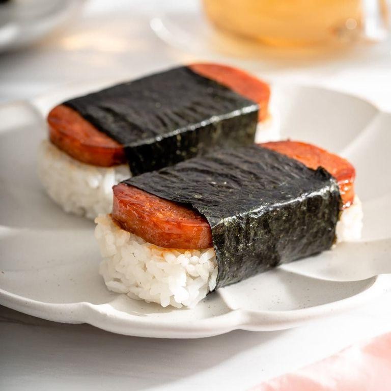 Spam Musubi with Sticky Rice
