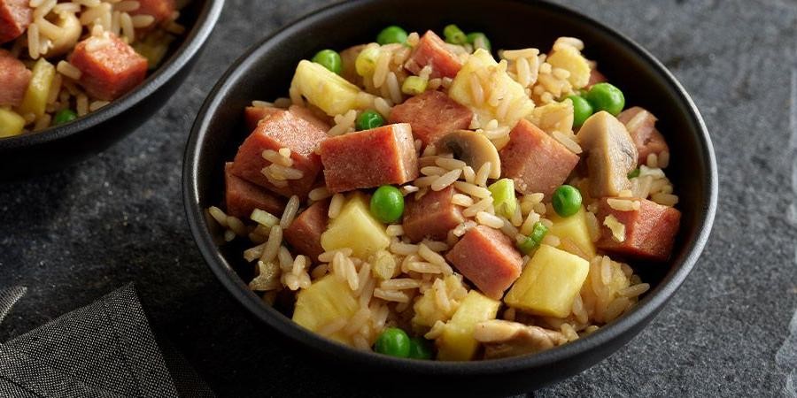 Spam and Pineapple Fried Rice
