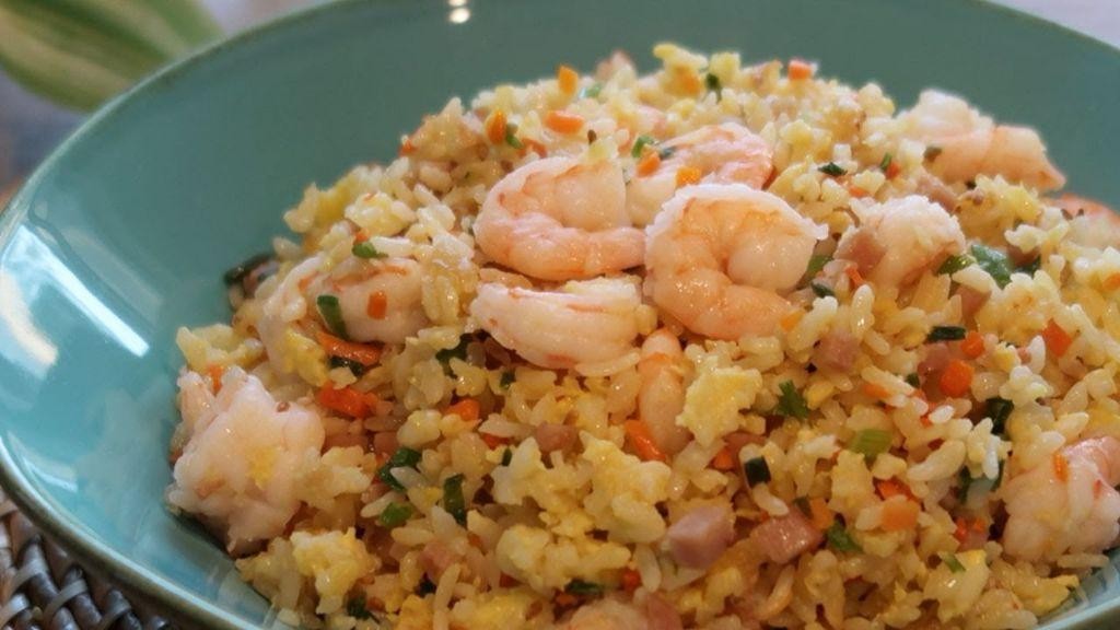 Spam and Shrimp Fried Rice