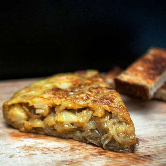 Spanish Omelette with Caramelized Onions