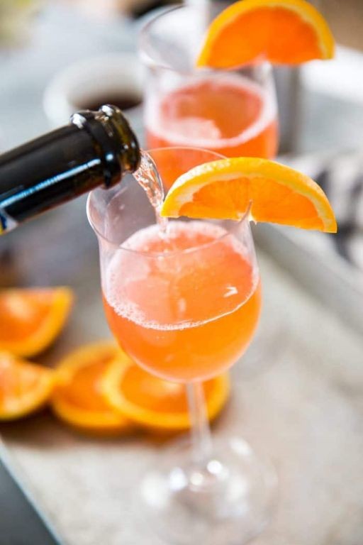Sparkling Fuzzy Navel Spritzer