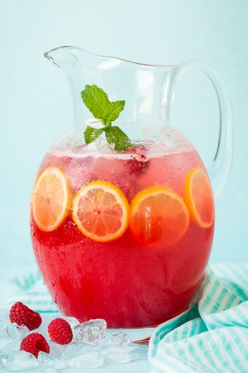 Sparkling Raspberry Lemonade Mocktail