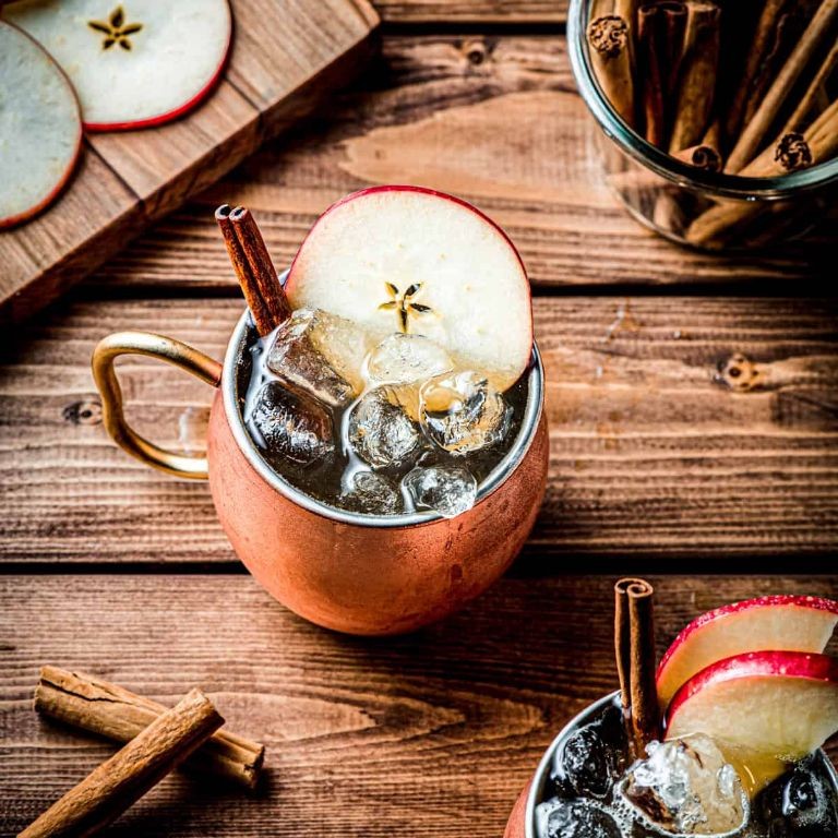 Spiced Apple Cider Moscow Mule