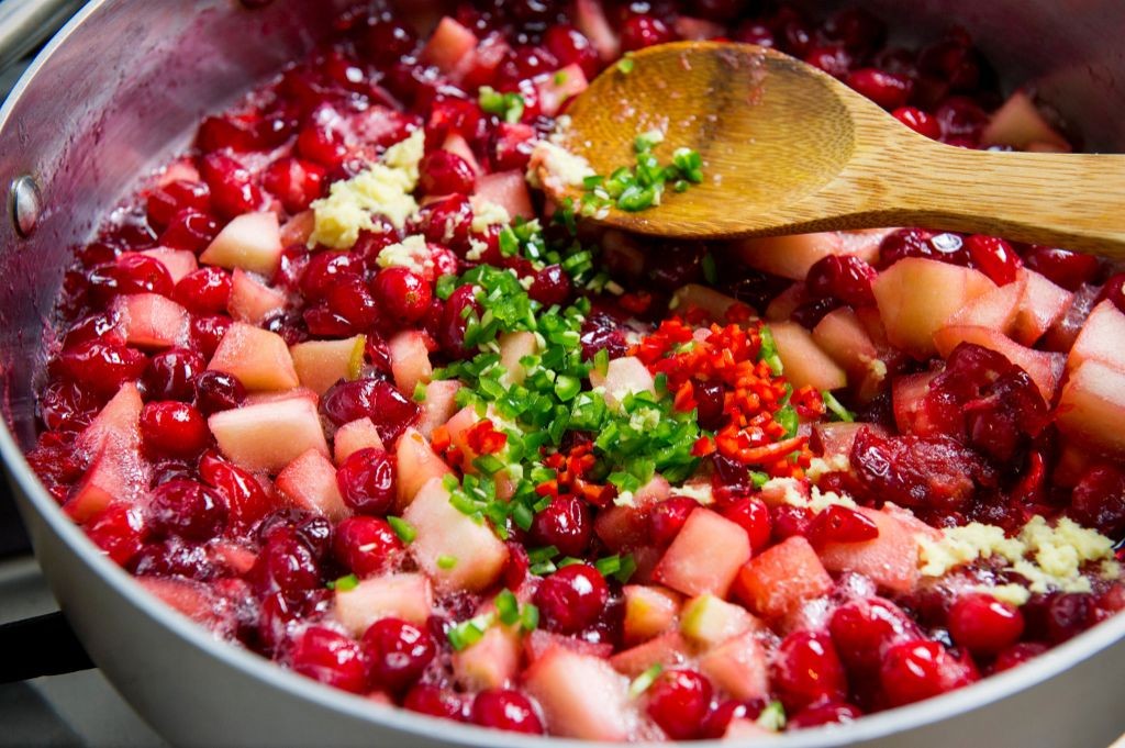 Spiced Apple Cranberry Relish