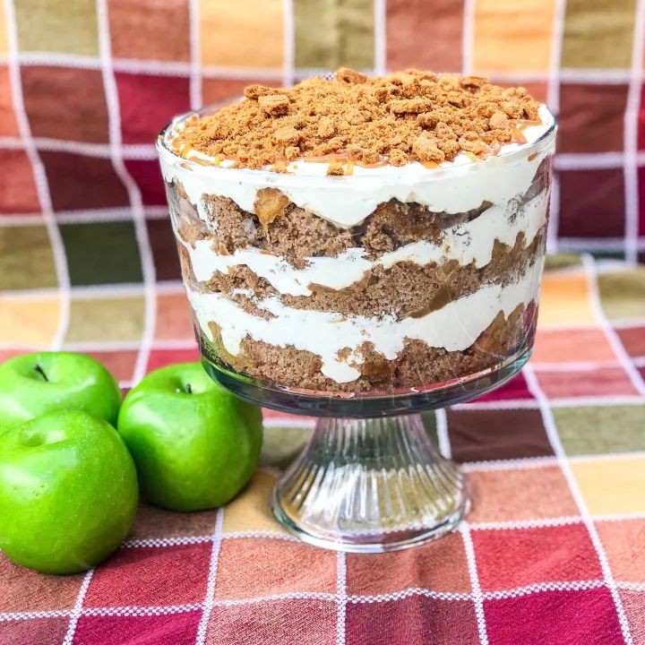 Spiced Apple and Walnut Easter Trifle