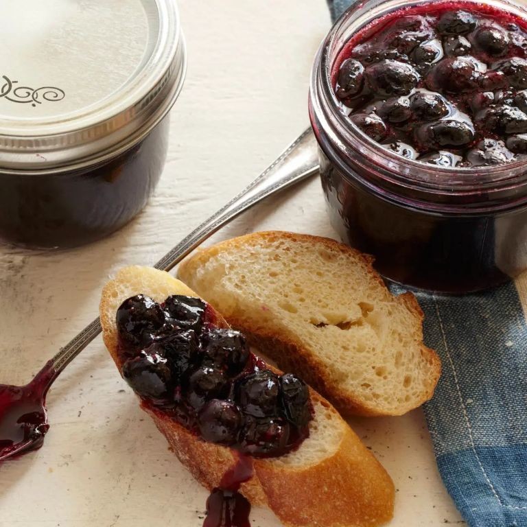 Spiced Blueberry Jam with Cinnamon