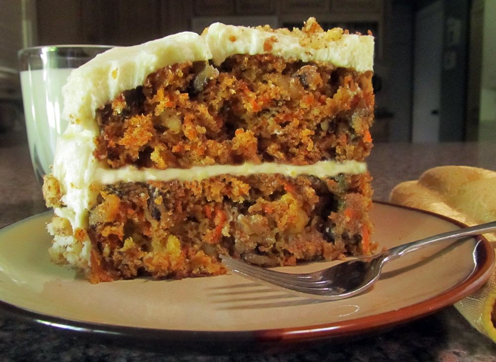 Spiced Carrot Mayonnaise Cake